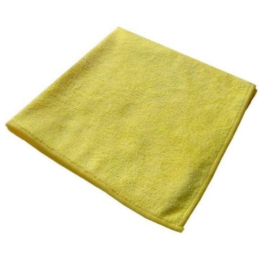 YELLOW HEAVY DUTY MICROFIBRE CLOTHS