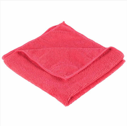 RED HEAVY DUTY MICROFIBRE CLOTHS